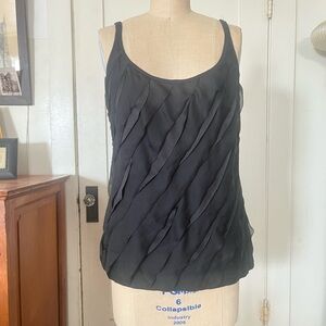 Elegant black detailed camisole